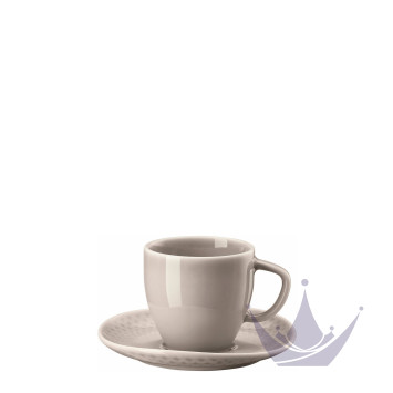 Чашка эспрессо с блюдцем 0,08л коллекции Junto Soft Shell бренда Rosenthal