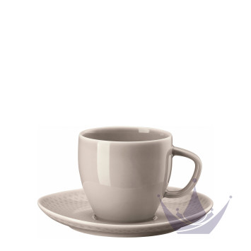 Чашка кофейная с блюдцем 0,23л коллекции Junto Soft Shell бренда Rosenthal