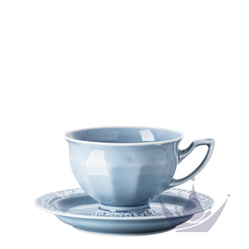 Чашка кофейная с блюдцем 0,18л коллекции Maria Dream Blue бренда Rosenthal