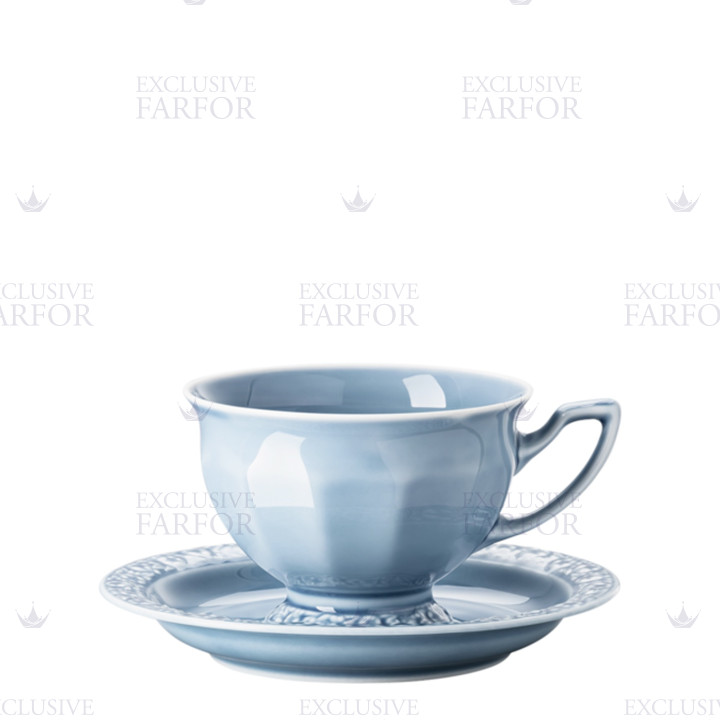 Чашка кофейная с блюдцем 0,18л коллекции Maria Dream Blue бренда Rosenthal