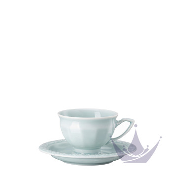 Чашка эспрессо с блюдцем 0,08л коллекции Maria Pale Mint бренда Rosenthal
