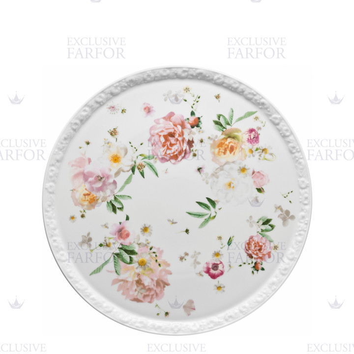 Тарелка тортовая 31,5см коллекции Maria Pink Rose бренда Rosenthal