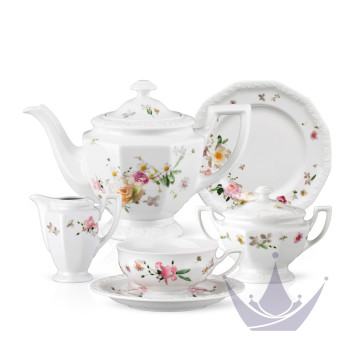 Чайный сервиз на 6 персон коллекции Maria Pink Rose бренда Rosenthal