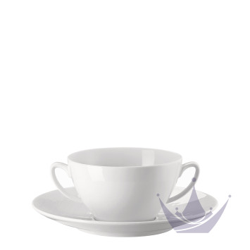 Чаша суповая с блюдцем 0,3л коллекции Mesh бренда Rosenthal