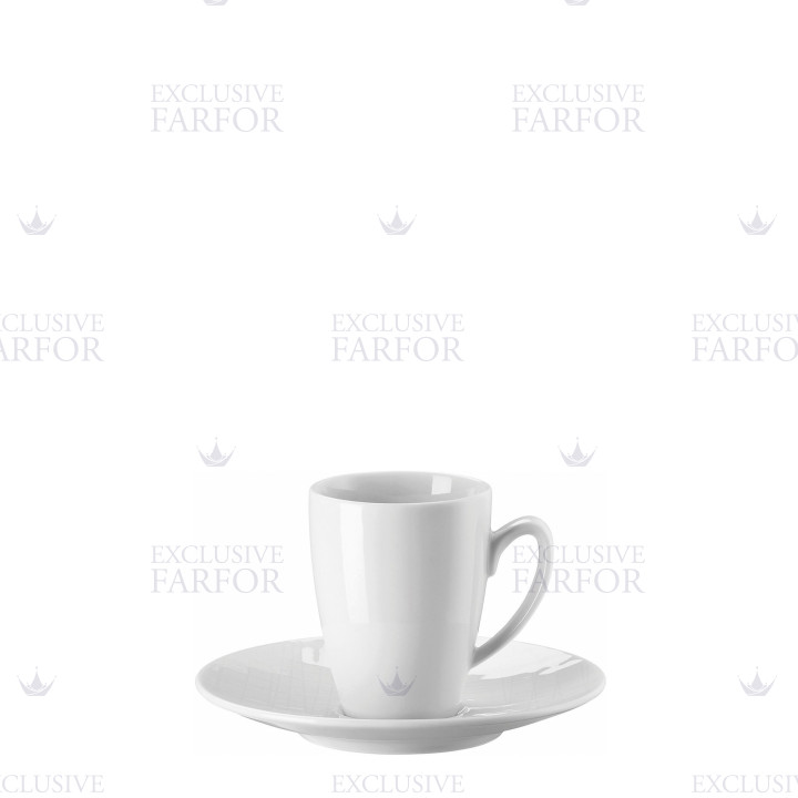 Чашка эспрессо с блюдцем 0,08л коллекции Mesh бренда Rosenthal