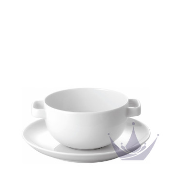 Чаша суповая с блюдцем 0,30л коллекции Moon бренда Rosenthal