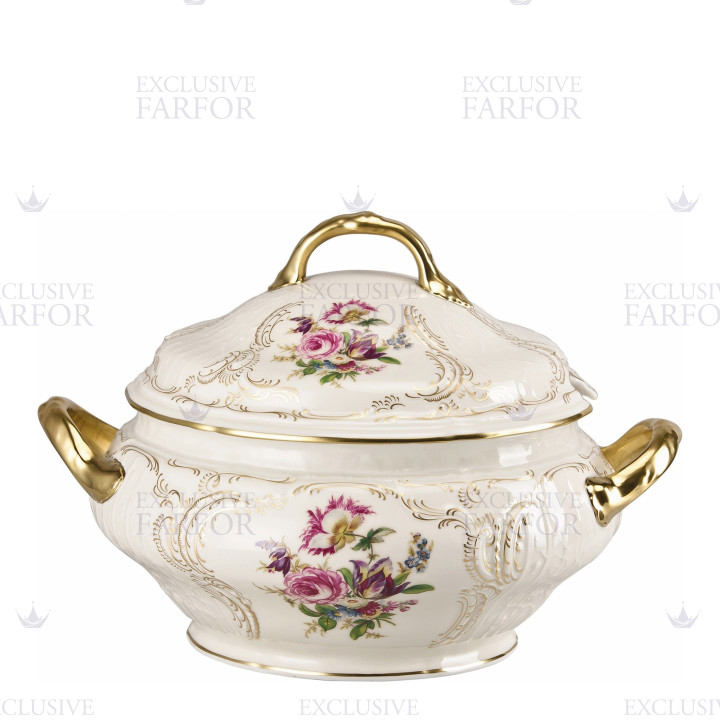 Супница 3,90л коллекции Sanssouci Elfenbein Diplomat бренда Rosenthal