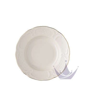 Тарелка суповая 23см коллекции Sanssouci Elfenbein Gold бренда Rosenthal