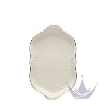 Блюдо овальное 28см коллекции Sanssouci Elfenbein Gold бренда Rosenthal