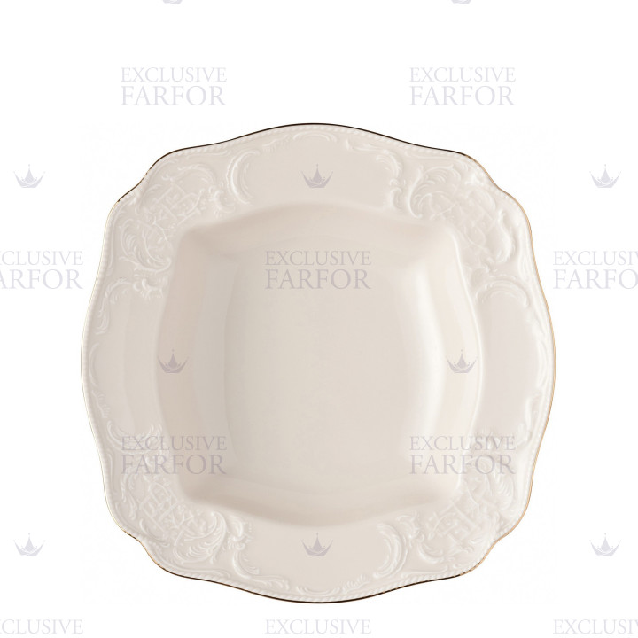 Салатник 30см коллекции Sanssouci Elfenbein Gold бренда Rosenthal