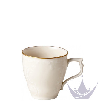 Чашка эспрессо с блюдцем 0,09л коллекции Sanssouci Elfenbein Gold бренда Rosenthal