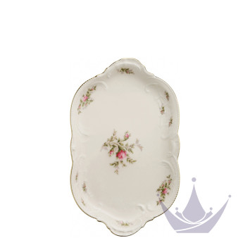Блюдо овальное 28см коллекции Sanssouci Elfenbein Ramona бренда Rosenthal