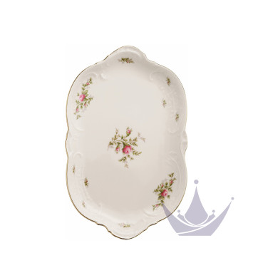 Блюдо овальное 33см коллекции Sanssouci Elfenbein Ramona бренда Rosenthal