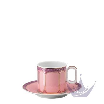 Чашка эспрессо с блюдцем 0,08л коллекции Signum by Swarovski 