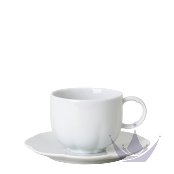 Чашка с блюдцем 0,3л коллекции Sonetto Bianco бренда Rosenthal