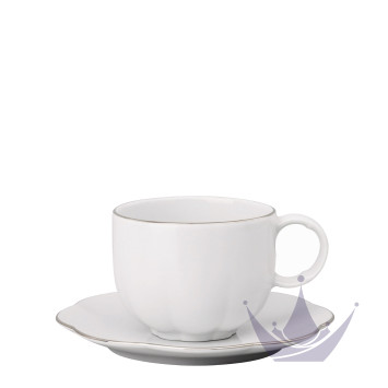 Чашка с блюдцем 0,3л коллекции Sonetto Platino бренда Rosenthal