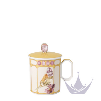 Кружка с крышкой 0,39л коллекции Swarovski Idyllia 