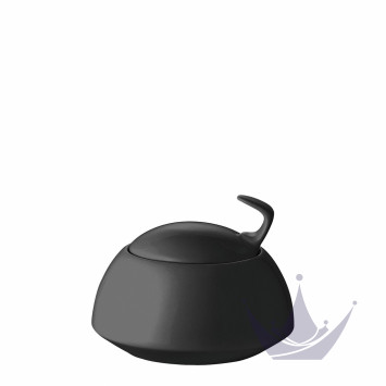 Сахарница 0,22л коллекции TAC Black бренда Rosenthal