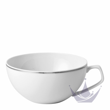 Чашка чайная с блюдцем 0,24л коллекции TAC Platin бренда Rosenthal