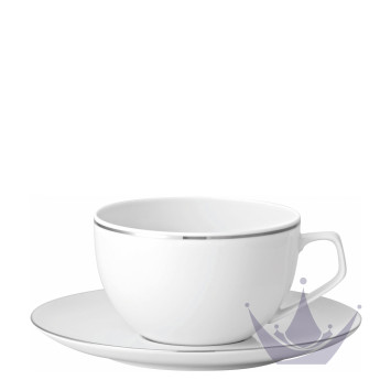 Чашка с блюдцем 0,30л коллекции TAC Platin бренда Rosenthal