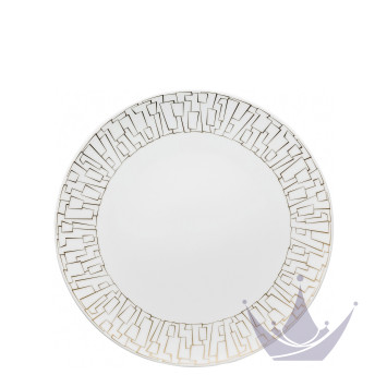 Тарелка главная 28см коллекции TAC Skin Gold бренда Rosenthal