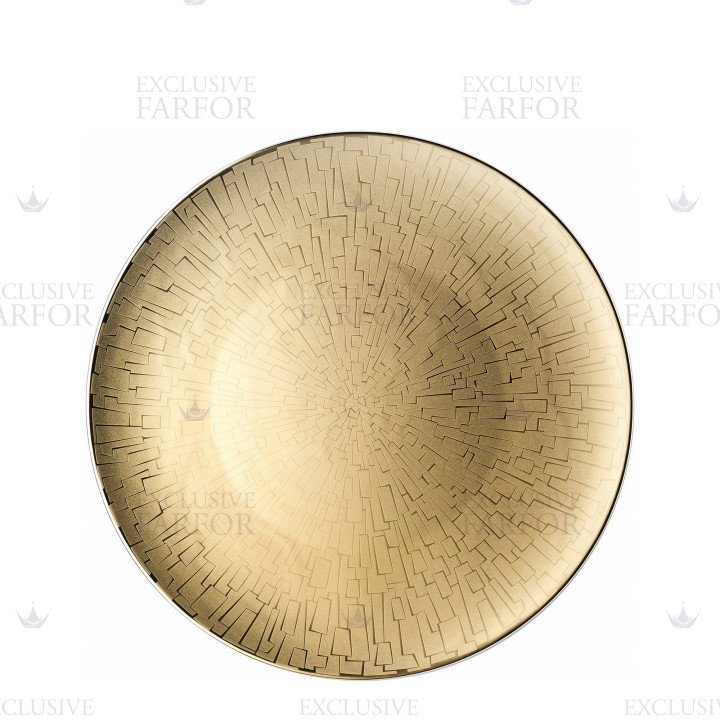 Тарелка подстановочная 33см коллекции TAC Skin Gold бренда Rosenthal