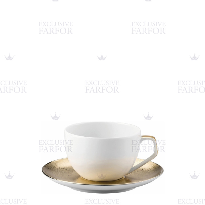 Чашка эспрессо с блюдцем 0,12л коллекции TAC Skin Gold бренда Rosenthal