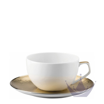 Чашка с блюдцем 0,30л коллекции TAC Skin Gold бренда Rosenthal