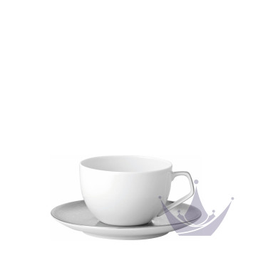 Чашка эспрессо с блюдцем 0,12л коллекции TAC Skin Platin бренда Rosenthal