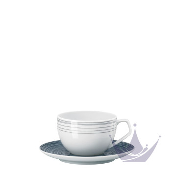 Чашка эспрессо с блюдцем 0,12л коллекции TAC Stripes 2.0 бренда Rosenthal