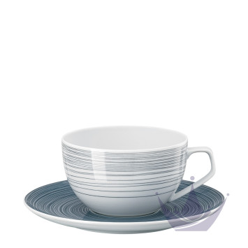 Чашка с блюдцем 0,30л коллекции TAC Stripes 2.0 бренда Rosenthal