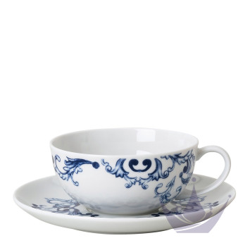Чашка чайная с блюдцем 0,19л коллекции True Blue бренда Rosenthal