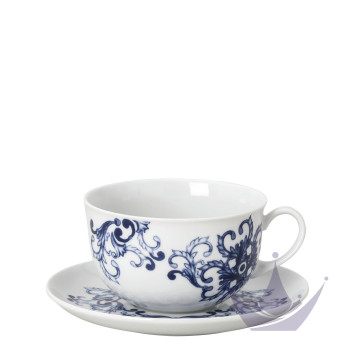 Чашка Café au Lait с блюдцем 0,3л коллекции True Blue бренда Rosenthal