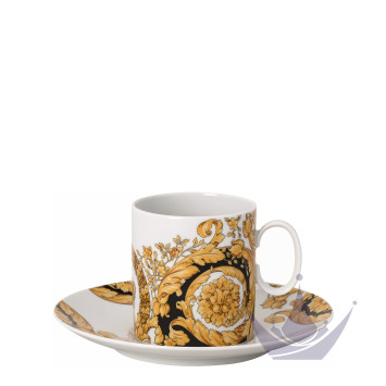 Чашка кофейная с блюдцем 0,23л коллекции Barocco 92 бренда Rosenthal Versace