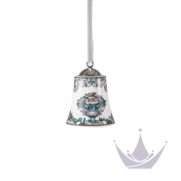 Фарфоровый колокольчик 7см коллекции Coupe Dieux Holiday бренда Rosenthal Versace