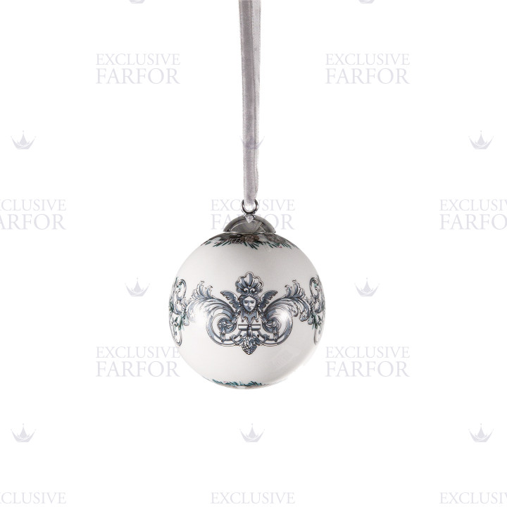 Фарфоровый шар 7,5см коллекции Coupe Dieux Holiday бренда Rosenthal Versace
