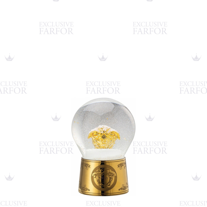 Снежный шар 12см коллекции Golden Medusa бренда Rosenthal Versace
