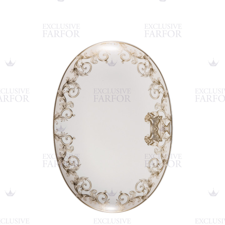 Блюдо овальное 33см коллекции La Coupe des Dieux бренда Rosenthal Versace