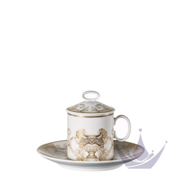 Чашка эспрессо с блюдцем и крышкой 0,1л бренда Rosenthal Versace