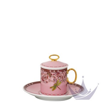 Чашка эспрессо с блюдцем и крышкой 0,1л бренда Rosenthal Versace