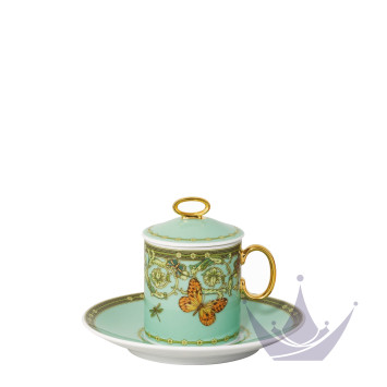 Чашка эспрессо с блюдцем и крышкой 0,1л бренда Rosenthal Versace