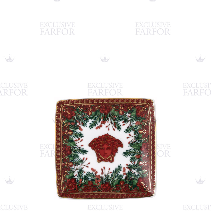 Чаша квадратная 12см коллекции Love Baroque Holiday бренда Rosenthal Versace