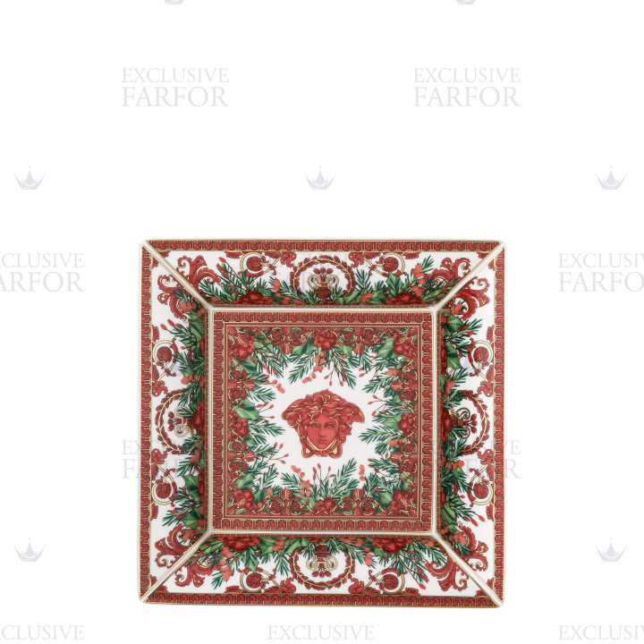 Чаша квадратная 18см коллекции Love Baroque Holiday бренда Rosenthal Versace