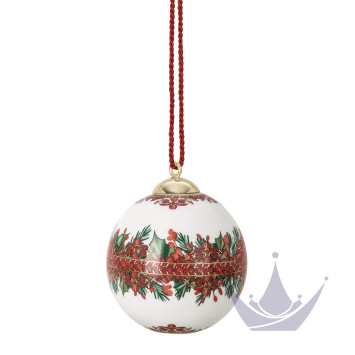 Фарфоровый шар 7,5см коллекции Love Baroque Holiday бренда Rosenthal Versace