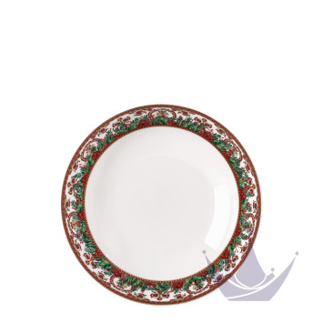 Тарелка суповая 22см коллекции Love Baroque Holiday бренда Rosenthal Versace