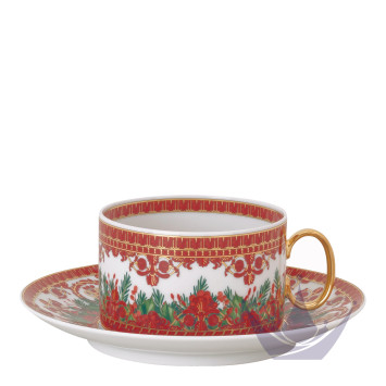 Чашка чайная с блюдцем 0,2л коллекции Love Baroque Holiday бренда Rosenthal Versace