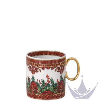 Чашка эспрессо с блюдцем 0,1л коллекции Love Baroque Holiday бренда Rosenthal Versace