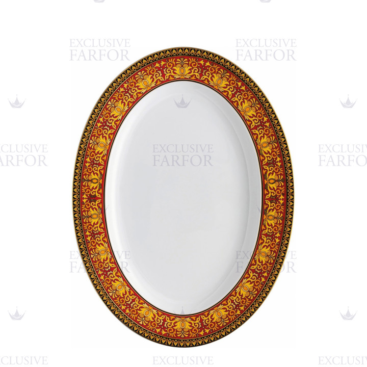 Блюдо овальное 40см коллекции Medusa бренда Rosenthal Versace