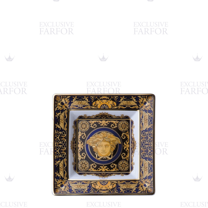 Чаша 14см коллекции Medusa blue бренда Rosenthal Versace
