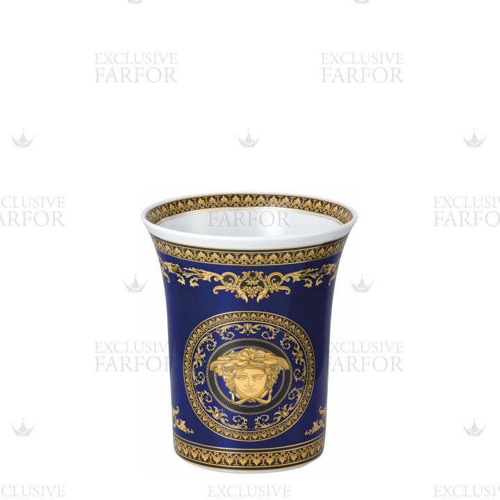 Ваза 18см коллекции Medusa blue бренда Rosenthal Versace